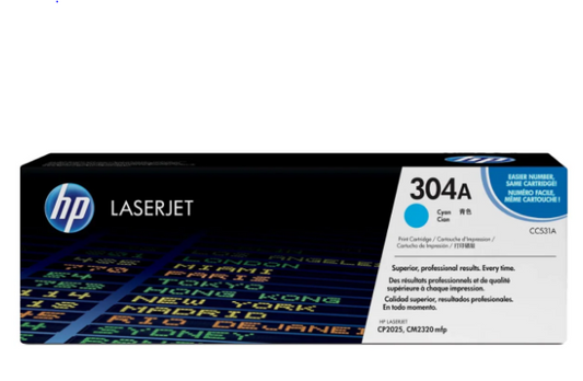 HP 304A Cyan Toner Cartridge CC531A - Dubai Abu Dhabi UAE Delivery