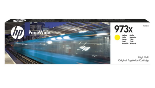 HP 973X Yellow High Yield Ink Cartridge F6T83AE - UAE Wide Delivery | Dubai Abu Dhabi Sharjah