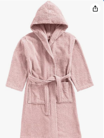 INFINI HOMES Daffodil Premium Kids Hooded Bathrobe - 100% Terry Cotton UAE | Dubai Abu Dhabi Sharjah