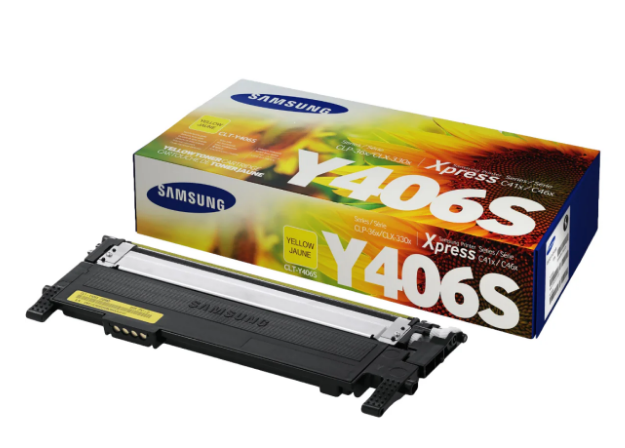Samsung CLT-Y406S Yellow Toner Cartridge