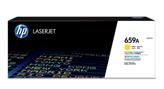HP 659A Yellow Toner Cartridge W2012A - UAE Delivery to Dubai, Abu Dhabi & All Emirates