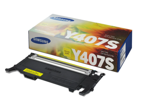Samsung CLT-Y407S Yellow Toner Cartridge