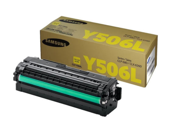 Samsung CLT-Y506L Yellow Toner Cartridge