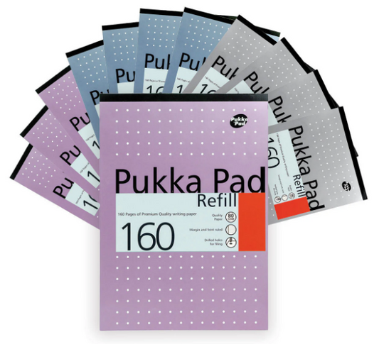 Pukka Pad Refill A4 Dubai UAE - Premium Line Ruled Notebook 160 Sheets