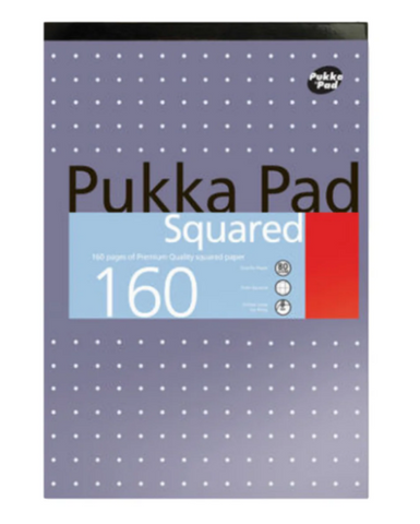 Pukka Pad A4 Squared Notebook 160 Sheets Purple - UAE Wide Delivery | Dubai Abu Dhabi Sharjah