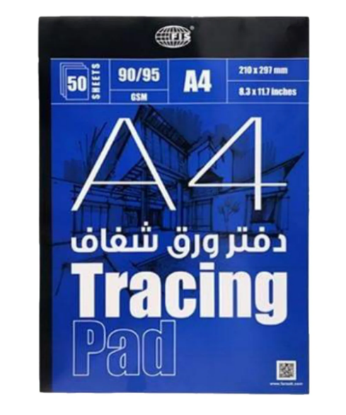 FIS Tracing Paper Pad A4 UAE - Professional 90/95gsm Drawing Paper Dubai Abu Dhabi