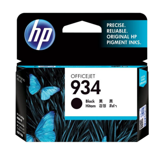 HP 934 Black Ink Cartridge C2P19AA - Original HP Ink UAE | Dubai Abu Dhabi Sharjah