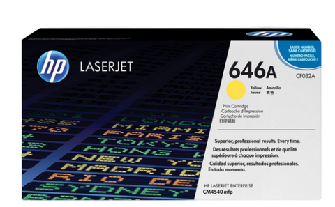 HP 646A Yellow Toner Cartridge CF032A - Dubai Abu Dhabi UAE Delivery