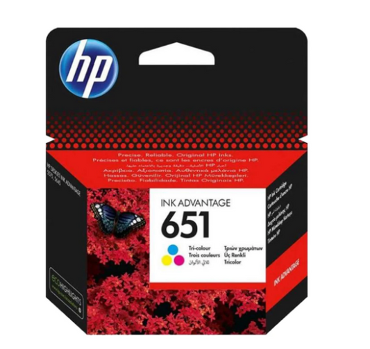 HP 651 Tri-Color Ink Cartridge C2P11A - UAE Wide Delivery | Dubai Abu Dhabi Sharjah