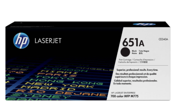 HP 651A Black Toner Cartridge CE340A - UAE Wide Delivery | Dubai Abu Dhabi Sharjah