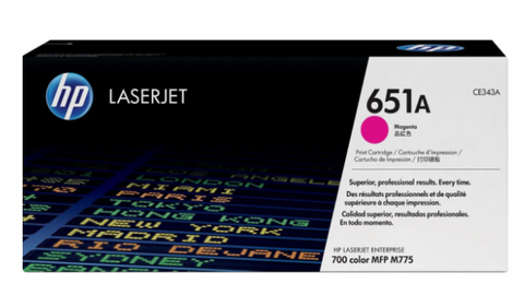HP 651A Magenta Toner Cartridge - CE343A