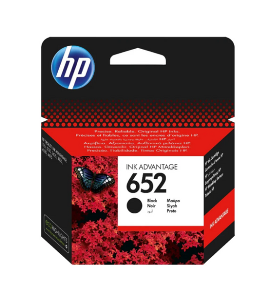 HP 652 Black Ink Cartridge F6V25AE - UAE Delivery | Dubai Abu Dhabi Sharjah