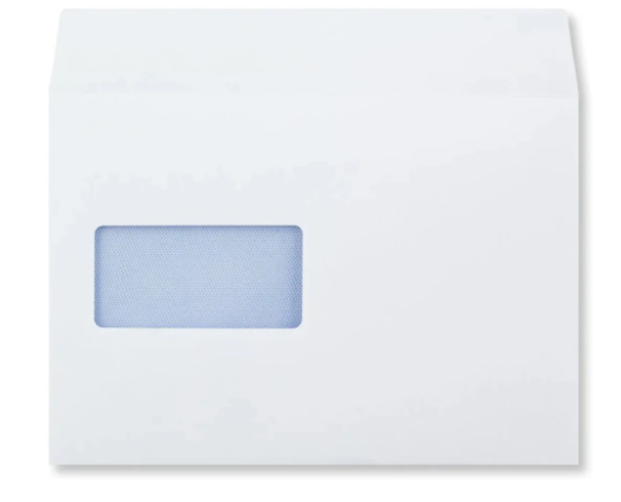 Premium Hispapel C5 Envelopes with Window - UAE Wide Delivery | 162x229mm Office Supplies Dubai