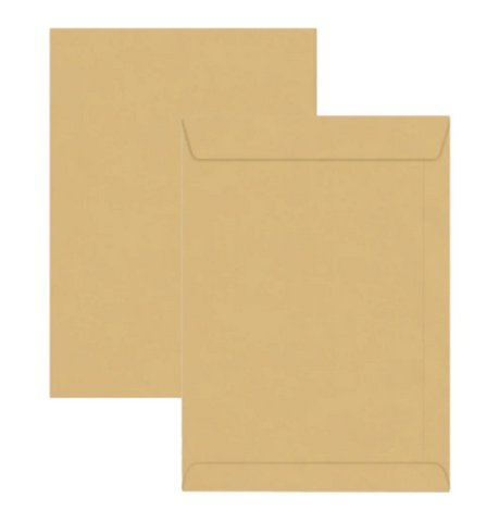 Hispapel Brown Envelopes B5 (254x177mm) - Premium Office Supplies UAE | Dubai Abu Dhabi Sharjah