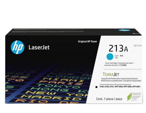 HP 213A Cyan Toner Cartridge W2131A