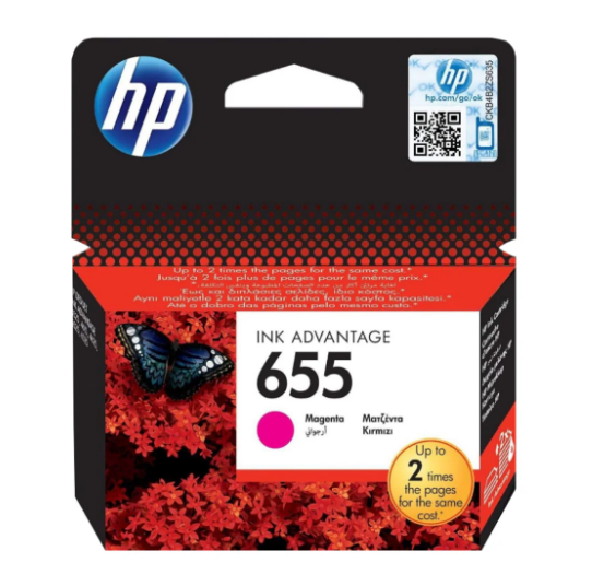 HP 655 Magenta Ink Cartridge CZ111AE - UAE Wide Delivery | Dubai Abu Dhabi Sharjah