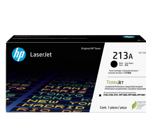 HP 213A Black Toner Cartridge W2130A