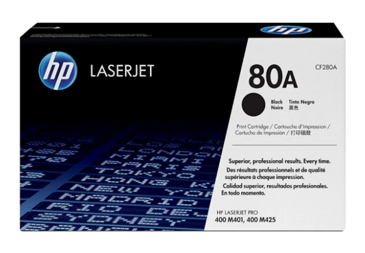 HP 80A Black Toner Cartridge CF280A - UAE Wide Delivery | Dubai Abu Dhabi Sharjah