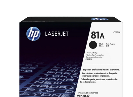 HP 81A Black Toner Cartridge CF281A - UAE Delivery to Dubai, Abu Dhabi & All Emirates
