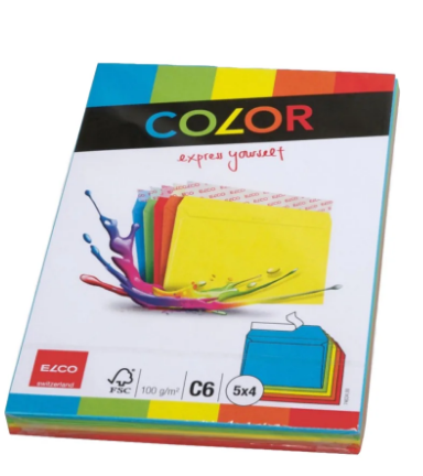 Elco Color Envelopes C6 UAE | Premium Office Stationery Dubai Abu Dhabi