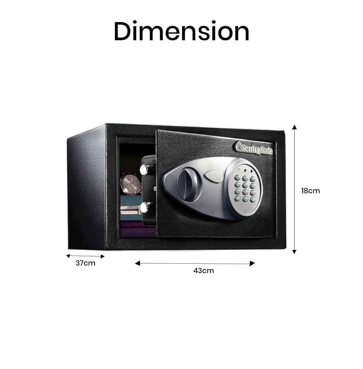 Sentry X075 Security Safe – Reliable Compact Safe for Secure Storage