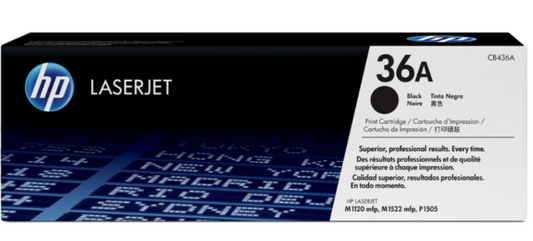 HP 36A Black Toner Cartridge CB436A