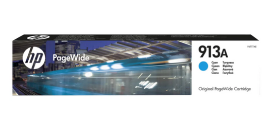 HP 913A Cyan Ink Cartridge F6T77AE - Dubai Abu Dhabi UAE Delivery