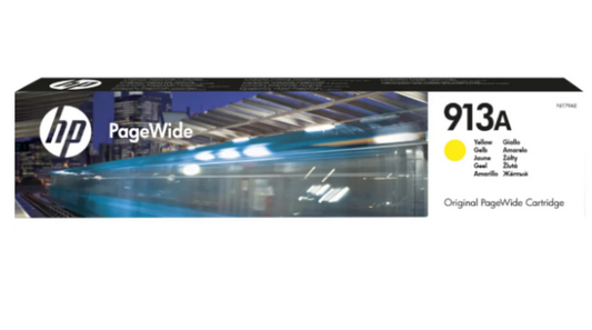 HP 913A Yellow Ink Cartridge F6T79AE - Dubai Abu Dhabi UAE Delivery