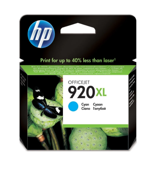 HP 920XL Cyan Ink Cartridge CD972AE - UAE Wide Delivery | Dubai Abu Dhabi Sharjah