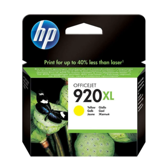 HP 920XL Yellow Ink Cartridge CD974AE - UAE Wide Delivery | Dubai Abu Dhabi Sharjah