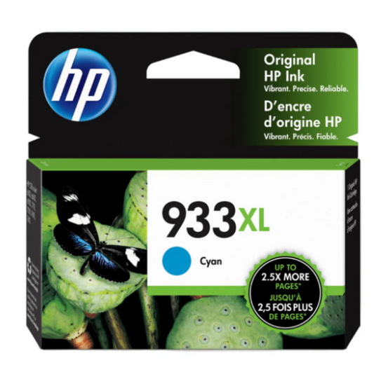 HP 933XL Cyan Ink Cartridge CN054A - UAE Delivery to Dubai, Abu Dhabi, Sharjah