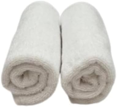 INFINI HOMES White Luxury Hand Towel Set - Premium 100% Combed Cotton Bath Linen UAE