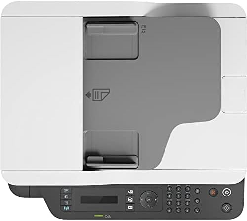 HP LaserJet MFP M137fnw top view showing automatic document feeder – wireless printer UAE