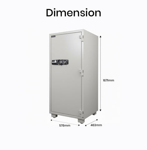 Eagle Safes Fire Resistant Safe SS-350K+K Dubai Abu Dhabi UAE - Premium Security Solution