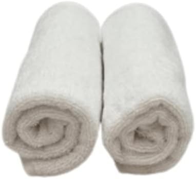 INFINI HOMES Iris White Luxury Hand Towel Set - Premium 100% Combed Cotton Bath Linen UAE