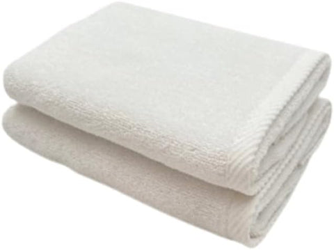 INFINI HOMES Iris White Luxury Hand Towel Set - Premium 100% Combed Cotton Bath Linen UAE