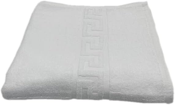 INFINI HOMES Magnolia White Luxury Hand Towel - Premium 100% Cotton Bath Linen UAE