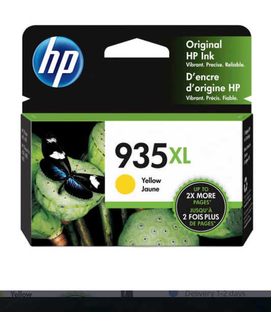 HP 935XL Yellow Ink Cartridge C2P26AE - UAE Wide Delivery | Dubai Abu Dhabi Sharjah