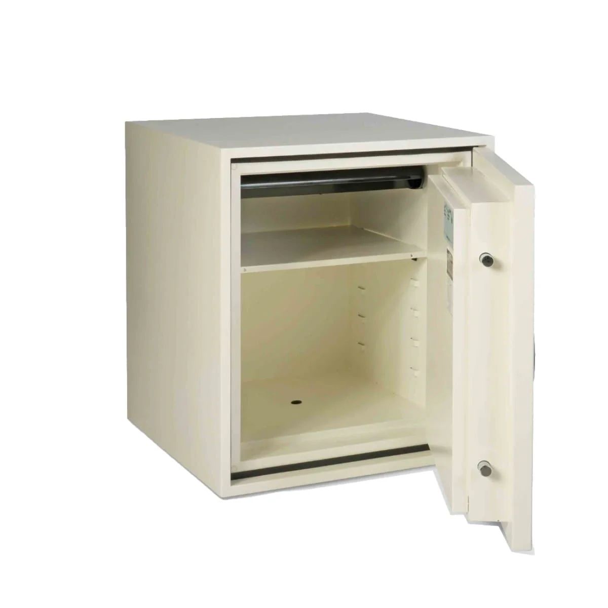 Valberg FRS-51 EL Fire-Resistant Safe – White, Digital + Key Lock System
