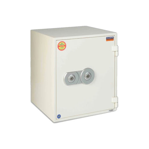 Valberg FRS-51 KL Fire-Resistant Safe – White, Dual Key Lock System