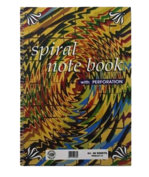 FIS Spiral Notebook A4 Line Ruled 80 Sheets - Premium Office Supplies UAE | Dubai Abu Dhabi Sharjah