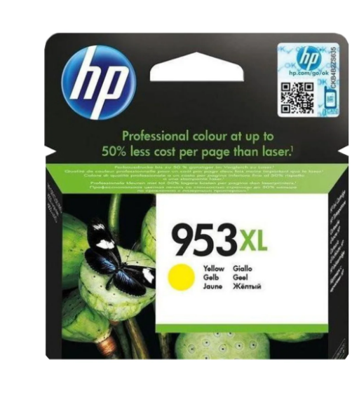 HP 953XL Yellow Ink Cartridge F6U18AE - UAE Delivery to Dubai, Abu Dhabi & All Emirates