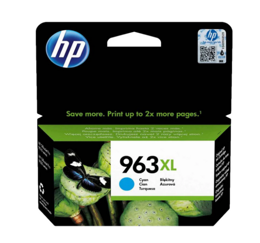 HP 963XL Cyan Ink Cartridge 3JA27AE - Dubai Abu Dhabi UAE Delivery