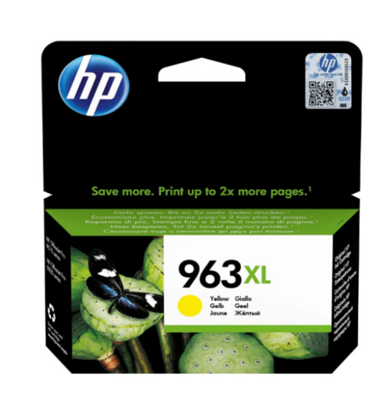 HP 963XL Yellow Ink Cartridge 3JA29AE - UAE Delivery to Dubai, Abu Dhabi & All Emirates