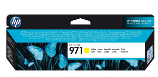 HP 971 Yellow Ink Cartridge CN624AE - UAE Delivery to Dubai, Abu Dhabi & All Emirates