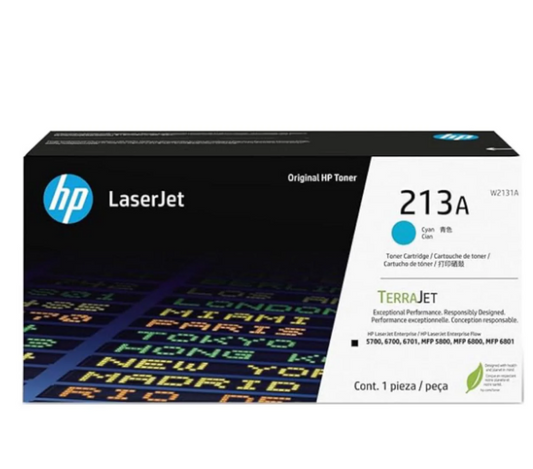 HP 213A Cyan Toner Cartridge W2131A | UAE Delivery to Dubai, Abu Dhabi & All Emirates