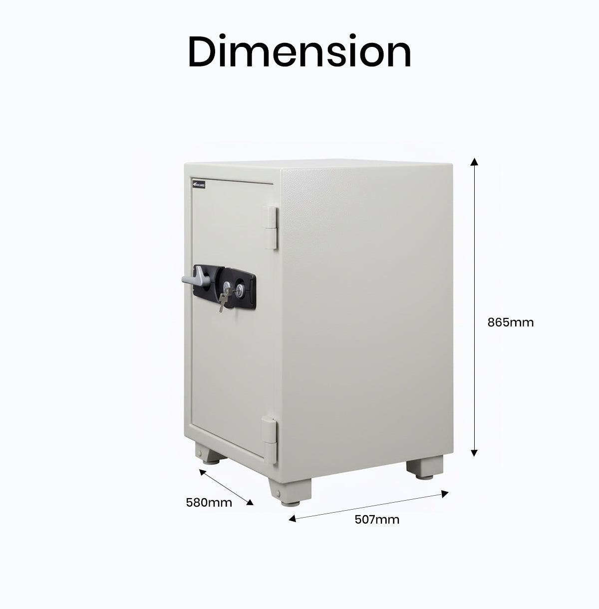 Eagle Safes Fire Resistant Safe SS-080K+K Dubai Abu Dhabi UAE - 2 Key Security Locks
