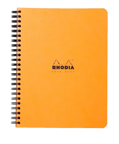 RHODIA Spiral Notebook A5+ UAE | Premium Lined Notebook Dubai Abu Dhabi | 160 Pages Office Supplies