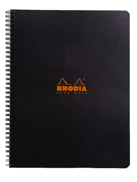 RHODIA Spiral Notebook A4+ UAE | Premium Lined Notebook Dubai Abu Dhabi | 160 Pages Office Supplies