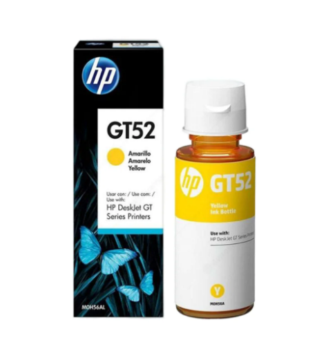HP GT52 Yellow Ink Bottle 70ml M0H56AE - حبر أصفر إتش بي جي تي 52 - UAE Dubai Abu Dhabi Sharjah Delivery - طباعة عالية الجودة